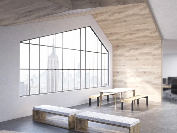 Çatı katı iç banklar ile