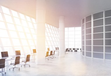 Güneş ışığı ile Office coworking