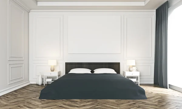 Luxury bedroom front — 图库照片