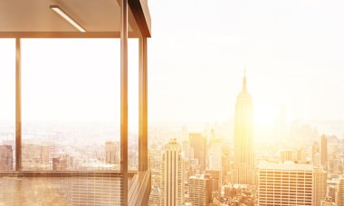 Ny manzaralı panoramik balkon