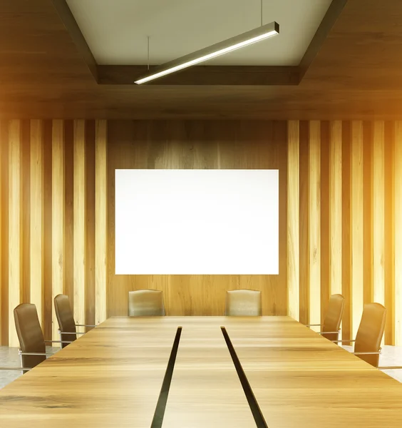 Table in conference room toning — Stock Photo, Image