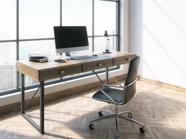 Workplace in bright office — Stock Fotó