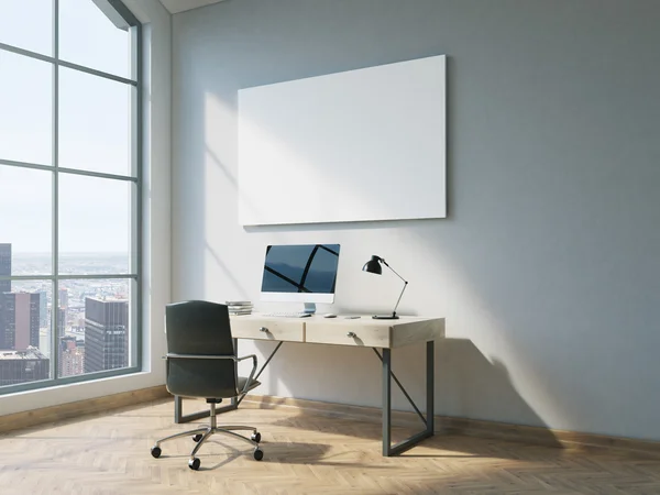 Office with whiteboard — Stock Photo, Image