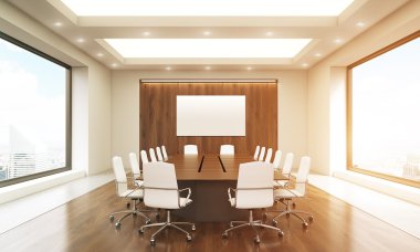 Beyaz tahta tonlama ile konferans salonu