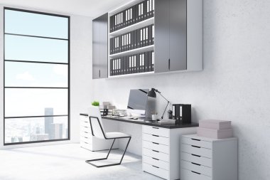 Office çalışma alanı yan