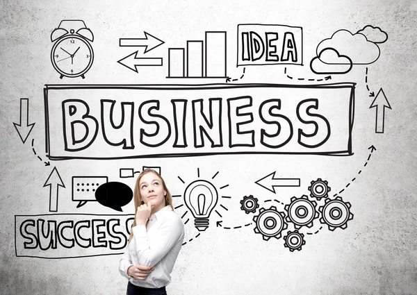 Idea de negocio y éxito — Foto de Stock