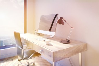 Bilgisayar tonlama ile Ofis işyeri