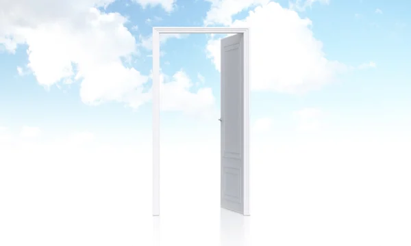 Offene Tür am Himmel — Stockfoto