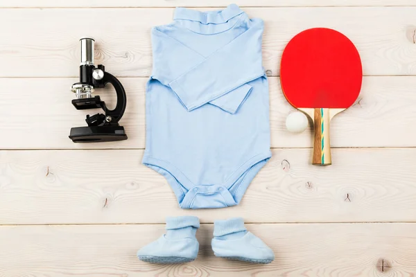 Futuro cientista ou jogador de tênis — Fotografia de Stock