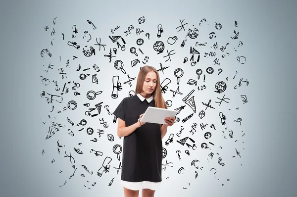 Junge Wissenschaftlerin — Stockfoto