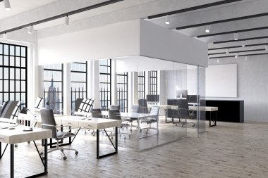 New York'ta boş ofis odası