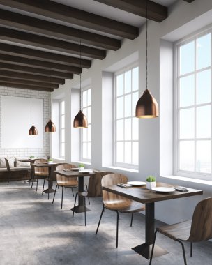 New York'ta yerel kafe