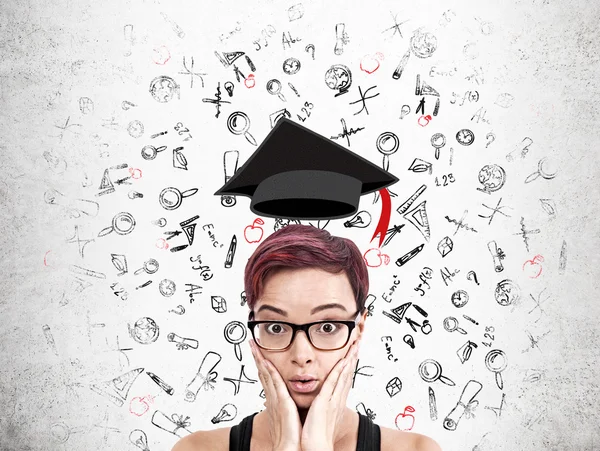 Graduate university student — Stock Photo, Image