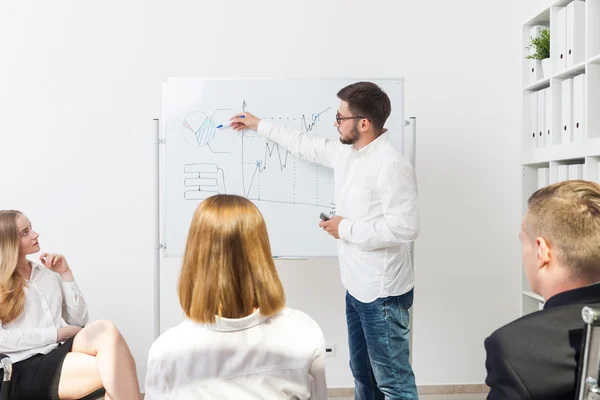 Presentazione in azienda moderna — Foto Stock