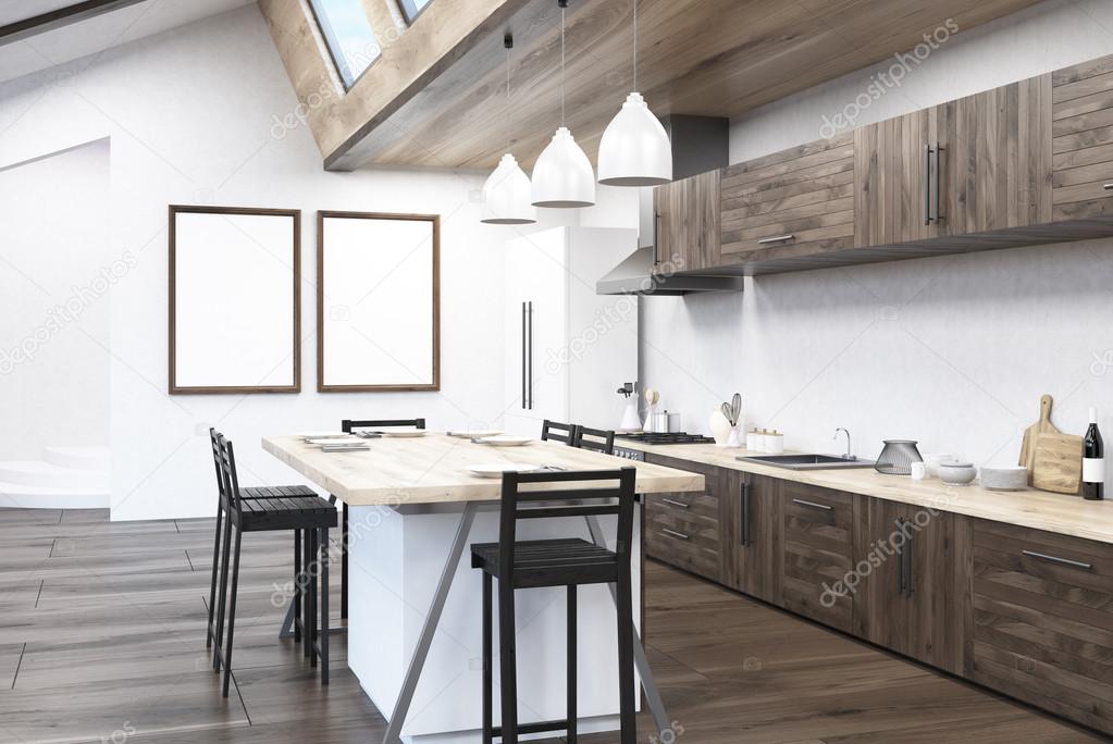interno di cucina con tavolo — Foto Stock © denisismagilov #120603112 interno di cucina con tavolo — Foto Stock © denisismagilov #120603112