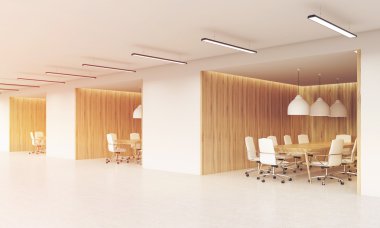 Konferans salonları ile koridor