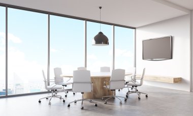Konferans salonu ile yuvarlak masa