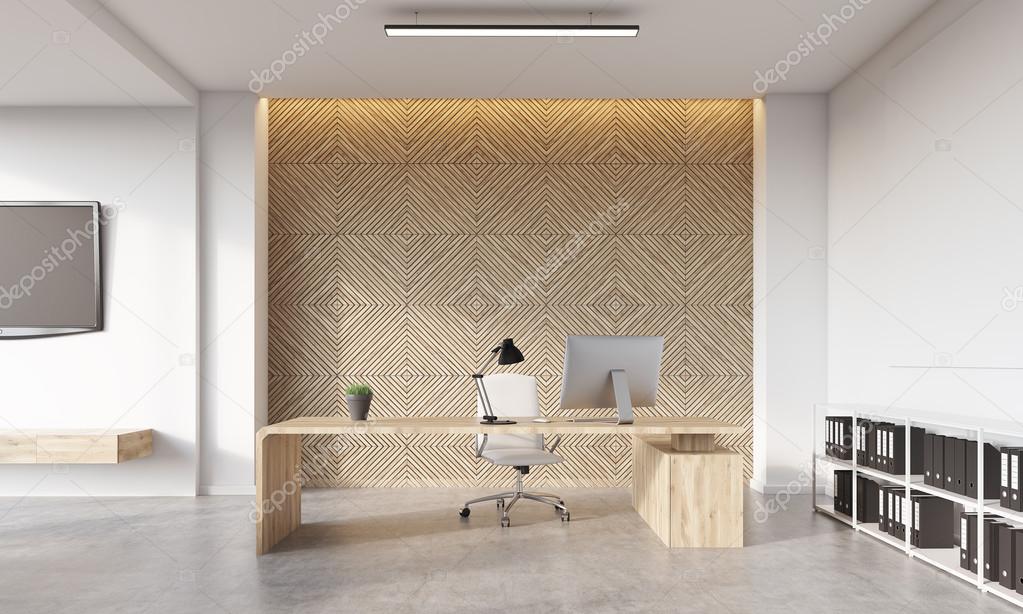 Decorative panel in office