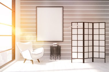 Güneşli soyunma odası