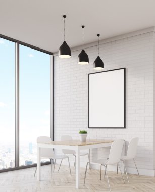 Yemek odasının köşe görünümü