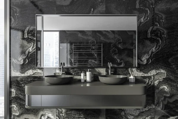 Moderno Bagno Interno Nella Nuova Casa Lusso Elegante Camera Albergo — Foto Stock