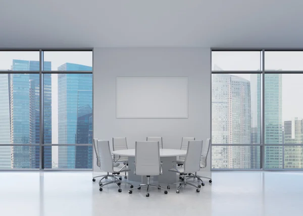 Big office with table — Stock Photo, Image