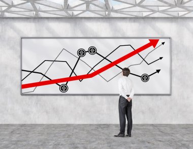 iş adamı hisse senedi grafik arıyorsunuz