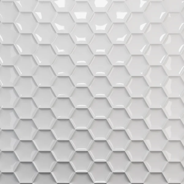 White honeycomb background — Stock Photo, Image