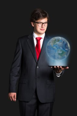 Dünya Haritası ile tablet