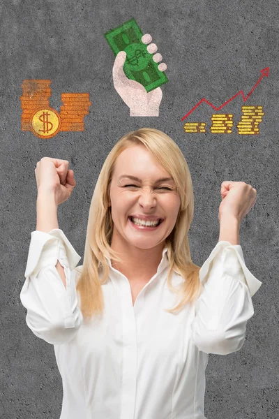 Money icons — Stock Photo, Image