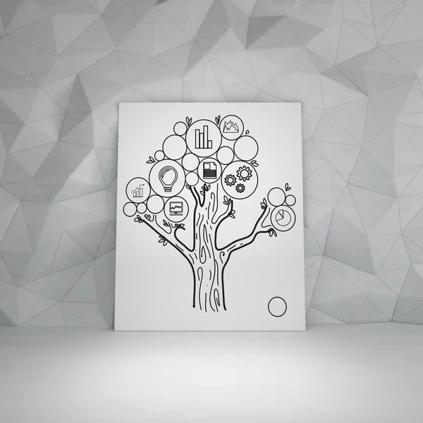 Árbol de dinero de negocios — Foto de Stock