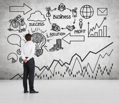 iş stratejisi için arıyorum usinessman