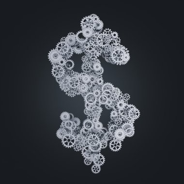 form içinde çarkları Doları Gümüş