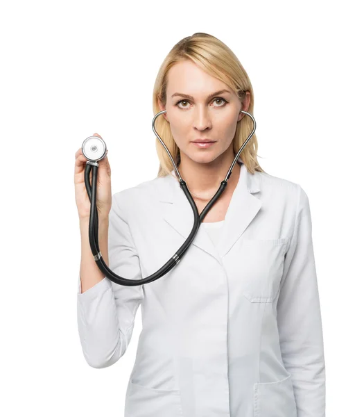 Doctor with stethoscope — Stock Photo, Image