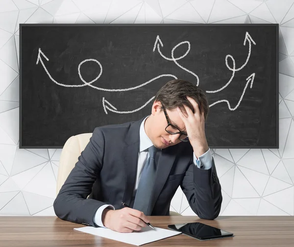 Hombre de negocios cansado — Foto de Stock