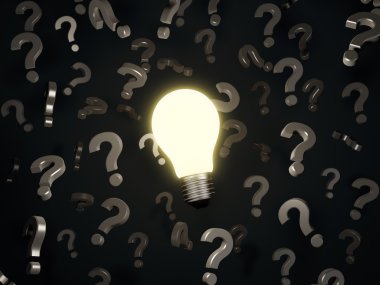 ampul ve soru işaretleri