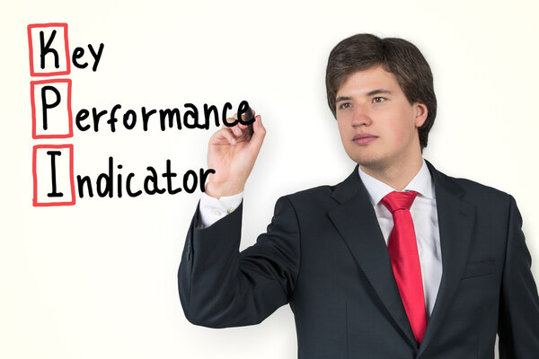 Бизнесмен рисует КП
