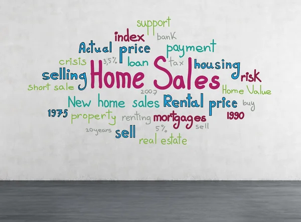 Dra hem försäljning — Stockfoto