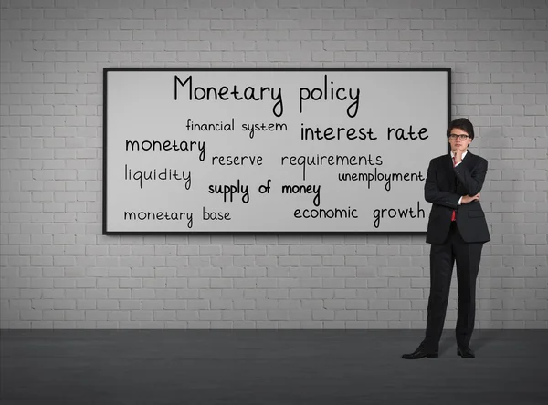 货币政策 — 图库照片
