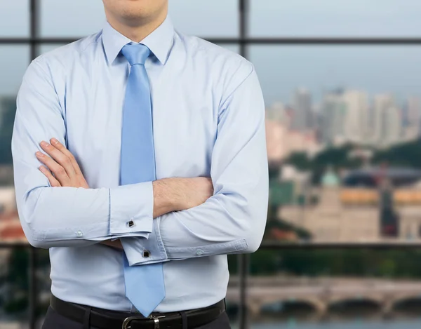 Zakenman in shirt — Stockfoto