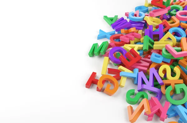 Color letters — Stock Photo, Image