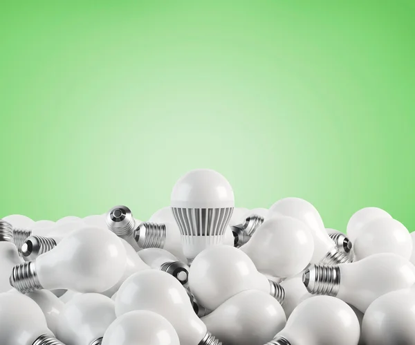 Led white lightbulb — Stock Photo, Image