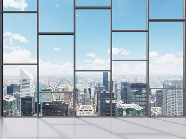 Büro mit großem Fenster — Stockfoto