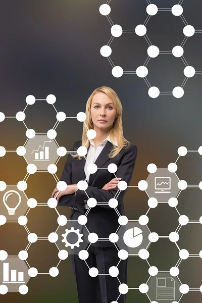 Serious businesswoman — Stock Photo, Image