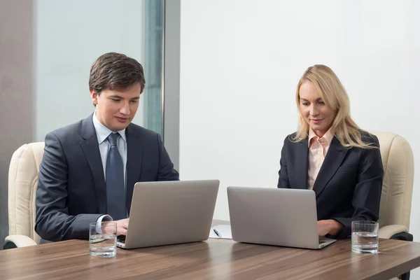 Socios comerciales — Foto de Stock