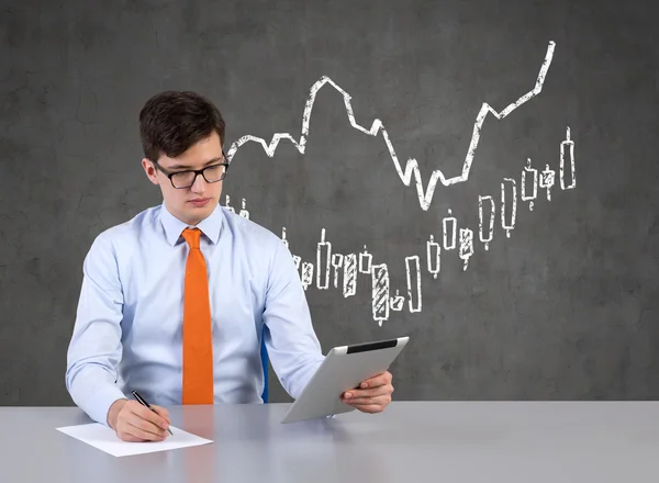 Businessmen in office — Stock Photo, Image