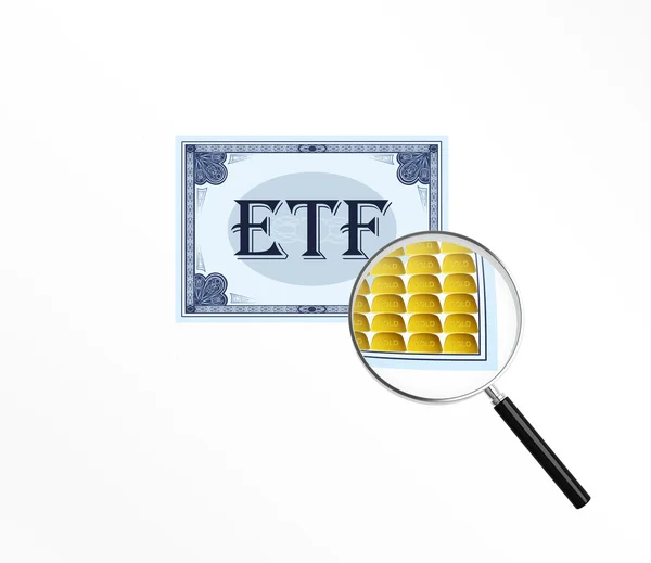 Kısaltma etf — Stok fotoğraf