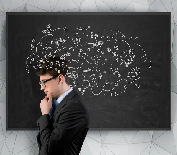 Young man thinking — Stock Photo, Image