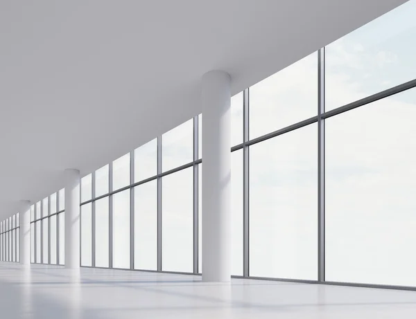 Office with big window — Stock Photo, Image