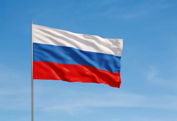 Vlag van Rusland — Stockfoto